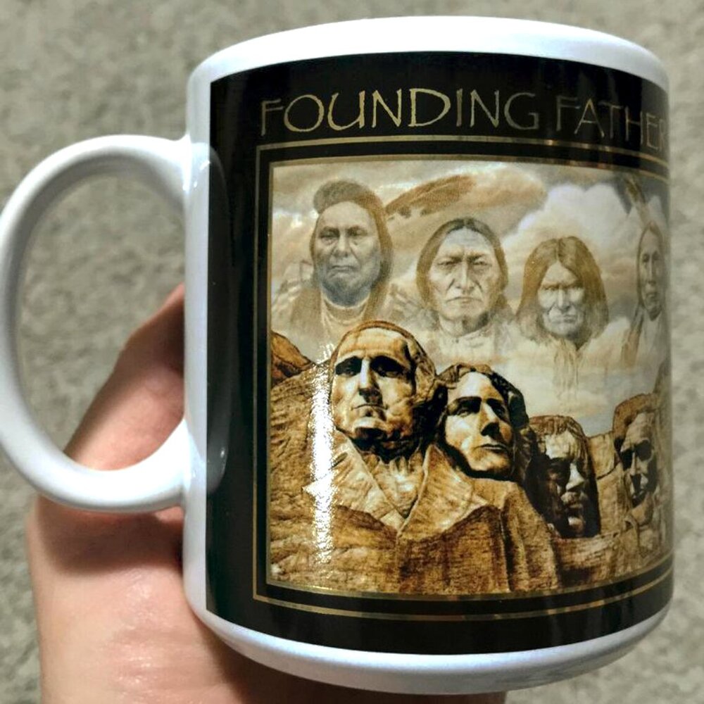 Founding Fathers Coffee Mug Polar Graphics 10 oz. Art by Jody Bergsma 1997